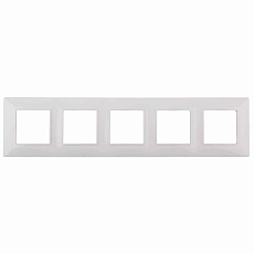 Рамка 5-постовая ЭРА Elegance 14-5005-01 Б0034405