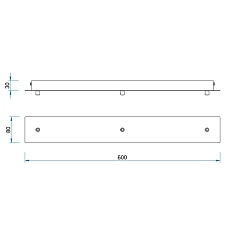 Потолочное основание Mantra Modular Light Florones 9462 3