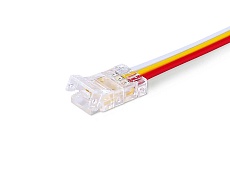 Соединитель гибкий односторонний AMBRELLA LIGHT ILLUMINATION COB CCT 12/24V для лент 8mm (3 конт.) (5шт. в комплекте) GS7406 2