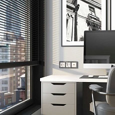 Накладка Werkel для розетки HDMI перламутровый рифленый WL13-HDMI-CP 4690389124297 2