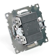 Выключатель одноклавишный Stekker Катрин шоколад GLS10-7103-04 49020 5