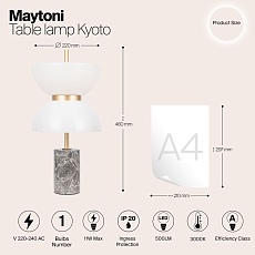 Настольная светодиодная лампа Maytoni Memory MOD178TL-L11GR3K 1