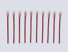 Соединитель гибкий односторонний AMBRELLA LIGHT ILLUMINATION COB 12/24V для лент 8/10mm (2 конт.) (10шт. в комплекте) GS7375