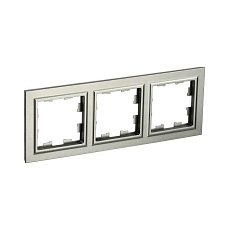 Рамка 3-постовая IEK Brite шампань BR-M32-K37