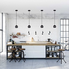 Подвесной светодиодный светильник Elektrostandard DLS023 9W 4200K черный a047775 1