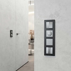 Выключатель Werkel Hammer двухклавишный серебряный W1220006 4690389162299 3