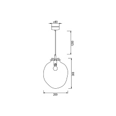 Подвесной светильник Vele Luce Alba VL1654P01 3