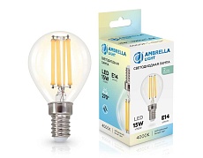 Лампа светодиодная Шар P45 15W 4000K Ambrella light Bulding 451534 1