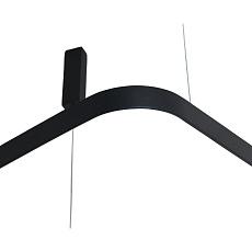 Подвесной светодиодный светильник Italline IT013-6024 black 3000K 4