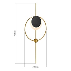 Настенный светодиодный светильник ST Luce Dali SL6507.341.01 2