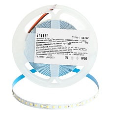 Светодиодная лента Saffit 9,6W/m 120LED/m 2835SMD теплый белый 5М SST02 55240 3