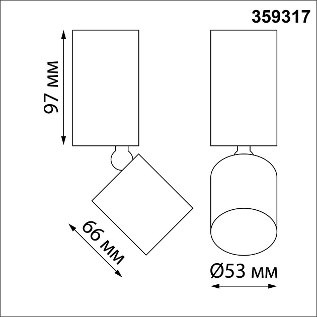 Светодиодный спот Novotech Over Tubo 359317 Фото № 2