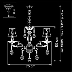 Подвесная люстра Osgona Fiocco 701081 1