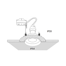 Встраиваемый светильник Nowodvorski Echo 8372 2