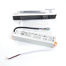 Блок питания для светодиодной ленты Feron LB007 24V 60W IP67 2,5A 48057 1