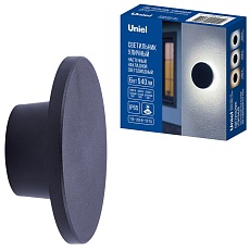 Уличный накладной светильник Uniel ULU-P35R-6W/3000K+4000K+6500K/D12 IP65 BLACK UL-00013631 2