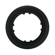 Рамка LK Studio 1-постовая круглая (черный) Vintage-Classic 889108-1