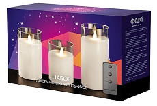 Декоративный светодиодный светильник ФАZA Свечи (3шт) CL7-SET3-wh 1