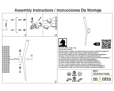 Настенный светильник Mantra Boomerang 9241 5