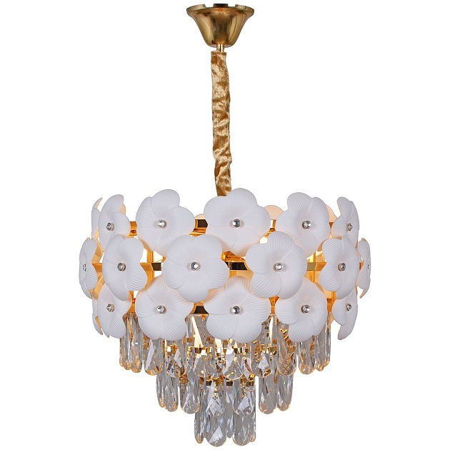 Подвесная люстра Illumico IL8139-5РLY-39 GD WT Фото № 1