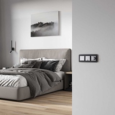 Выключатель Werkel одноклавишный проходной с подсветкой серебро W1112165 4690389195525 2