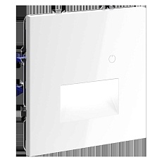 Подсветка светодиодная встраиваемая Voltum S70 с датчиком, (белый глянцевый) VLS070701 1