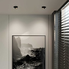 Встраиваемый светодиодный светильник Elektrostandard Conner 25086/LED 8W 4000K черный a063992 4