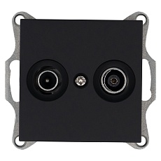 Розетка TV+FM Jasmart G6204PB