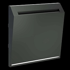 Накладка для выключателя карточного, S70 (титан) Voltum VLS002606