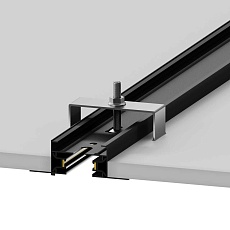 Шинопровод Hesby Lighting Skylite встраиваемый Однофазный 220В-1м, чёрный HSBL_0011 2