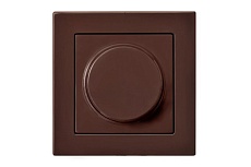 Диммер поворотно-нажимной Liregus Epsilon коричневый 28-1414 1