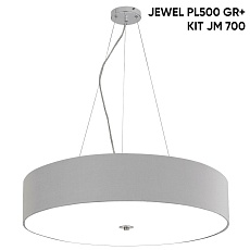 Потолочный светильник Crystal Lux Jewel PL700 Gray 2