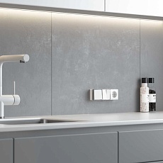 Выключатель одноклавишный проходной Werkel Gallant белый W5012001 4690389164057 2