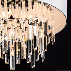 Подвесная люстра Eurosvet Amantea 10122/6 хром/прозрачный хрусталь Strotskis Smart 4