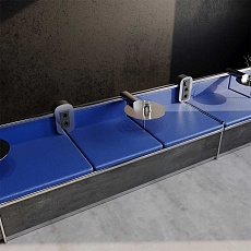 Светорегулятор встраиваемый Voltum S70 поворотно-нажимной 600 Вт, (графит) VLS070307 4