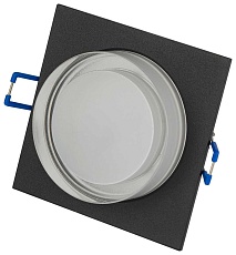 Светильник встраиваемый декоративный ЭРА DK108 BK под лампу MR16 GU5.3 черный Б0058399 3