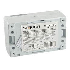 Розетка 1-местная с выключателем Stekker Велена PST16-11-54/10-111-54 32759 2
