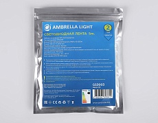 Светодиодная лента Ambrella Light 6W/m 60LED/m 2835SMD холодный белый 5M GS3003 2