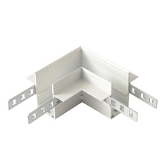 Соединитель для магнитного встраиваемого шинопровода для ГКЛ12,5 мм угловой Crystal Lux CLT 0.223 11 WH 2