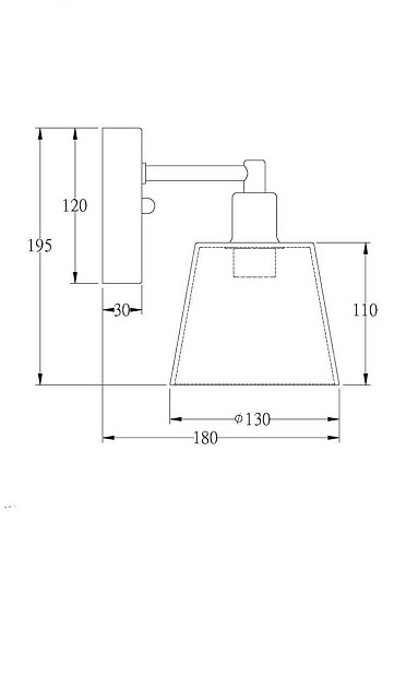 Бра Lucide Vitri 71265/01/17 Фото № 2