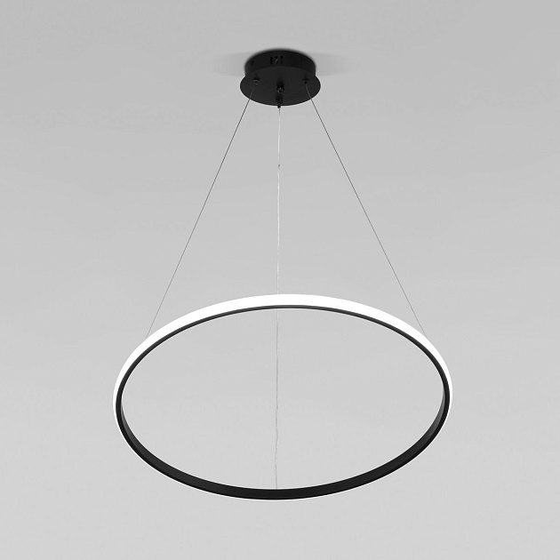 Подвесной светодиодный светильник Eurosvet Collars 90264/1 черный изображение 6 Подвесной светодиодный светильник Eurosvet Collars 90264/1 черный Фото № 6