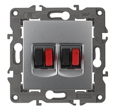 Аудиорозетка двойная ЭРА Elegance 14-3112-03 Б0034328