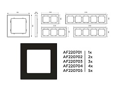 Рамка AMBRELLA VOLT AF220704 3