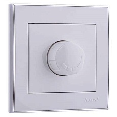 Диммер 800 Вт Lezard Rain белый с бок. вставкой хром 703-0225-115