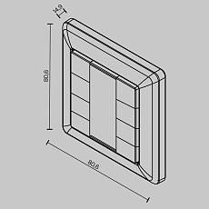 Панель управления Maytoni Lighting control 721050 2