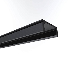 Профиль накладной черный 2м. Apeyron 08-01-01Ч