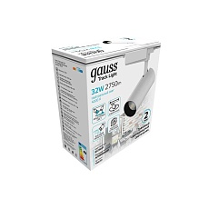 Трековый светодиодный светильник Gauss Track Light Led TR072 4