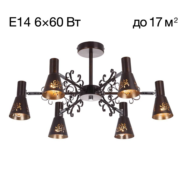 Потолочная люстра Citilux Дункан CL529161 изображение 1 Потолочная люстра Citilux Дункан CL529161 Фото № 1