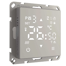 Терморегулятор умный сенсорный для теплого пола Werkel W1151217 дымчатый 4690389201165