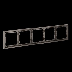 Рамка пластиковая S70 на 5 пост, (капучино) Voltum VLS100514 1